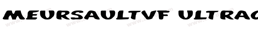 MeursaultVF UltraCon字体转换